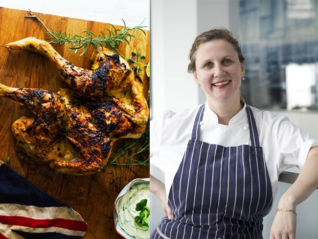 Angela Hartnett's Coronation dish. Angela Hartnett 2